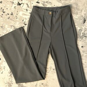 Gray Flared Pants